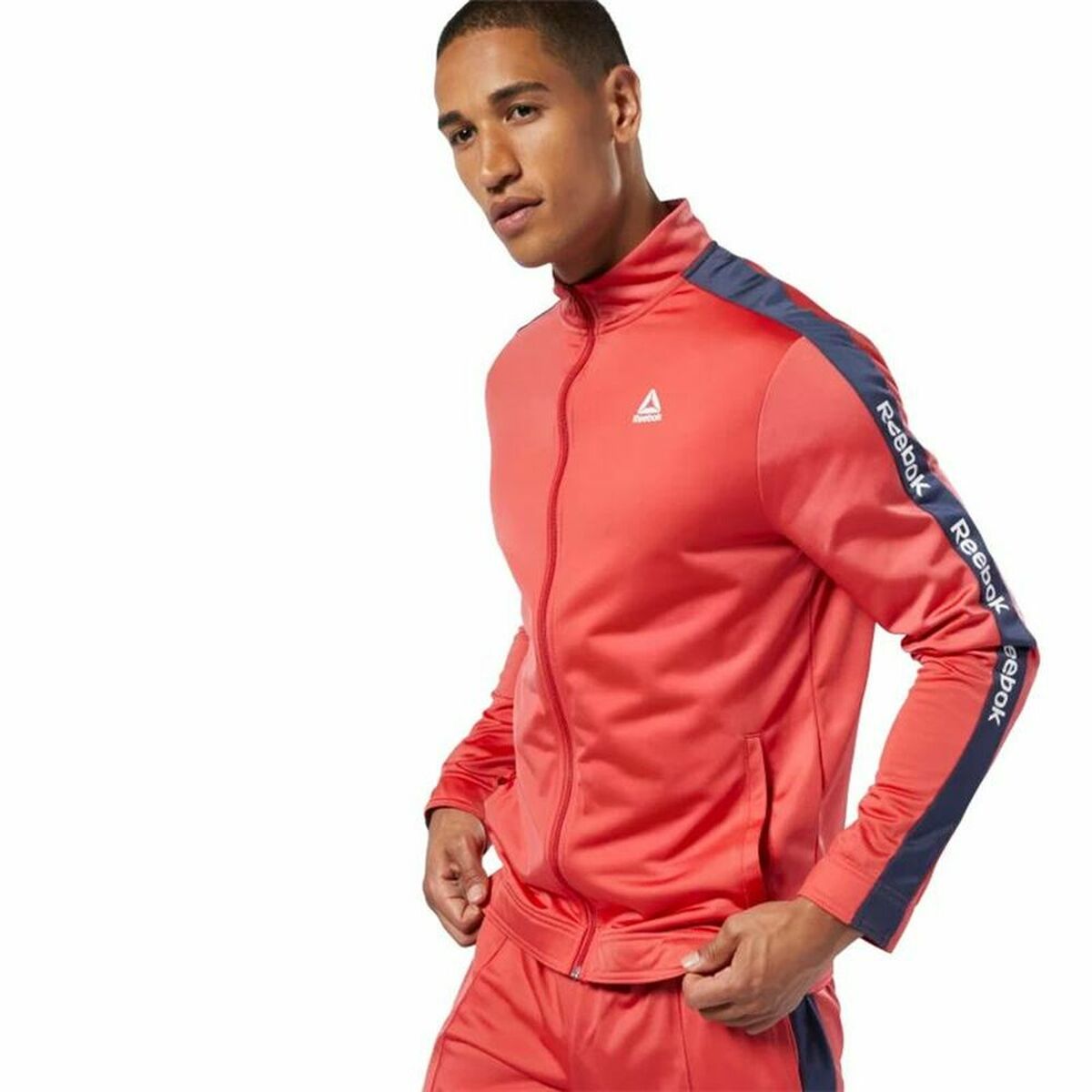 Men's Sports Jacket Reebok Essentials Linear Red S